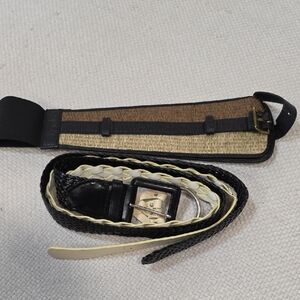 Stylish Black and Tan Belts